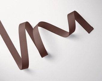Brown Ribbon, Grosgrain Ribbon, Grosgrain by yard, Ribbon Grosgrain, Double Side Grosgrain Ribbon, Ribbon by Meter,