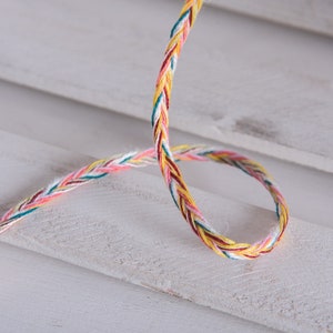 Braid Cord, 7mm/0.27&quot;,  Various colors braided tape,  braided cord, trimming braided ,ribbon embellishment trim fabric trim wedding trim