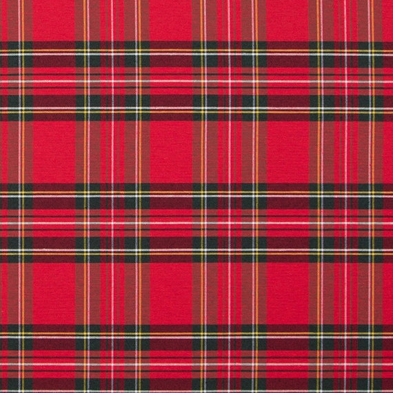 Red Original Scottish Tartan Fabric, Tartan Fabric by the Yard, COTTON  Fabric, Blue Plaid Fabric, Plaid Fabric, Classic Tartan Fabric -   Finland