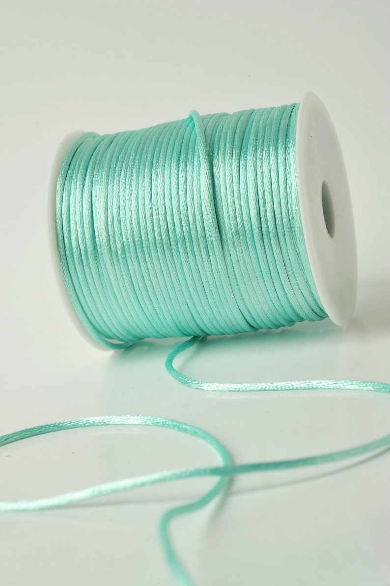 Satin Rattail Cord in Several Colours 2mm Satin Cord for Etsy
