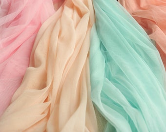 Tulle Fabric Wholesale - Perfect for Weddings and Tutus - Soft Bridal Tulle Material by the Yard - Net Fabric 39.3 inches Wide