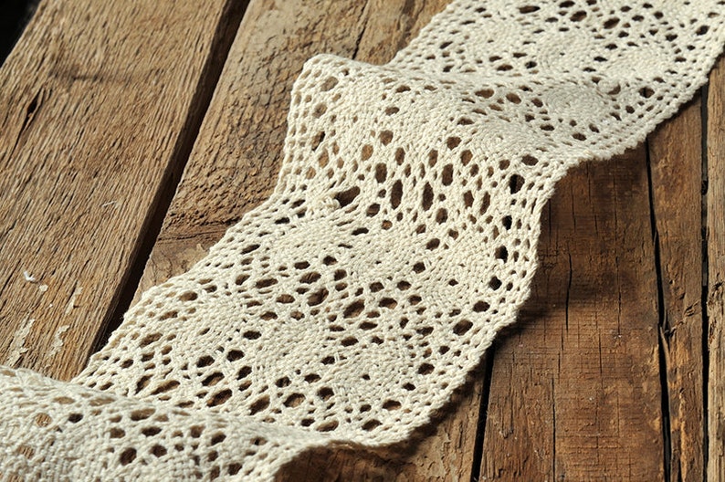 cotton crochet trim