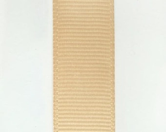 Beige Ribbon, Grosgrain Ribbon, Grosgrain by yard, Ribbon Grosgrain, Double Side Grosgrain Ribbon, Ribbon by Meter,