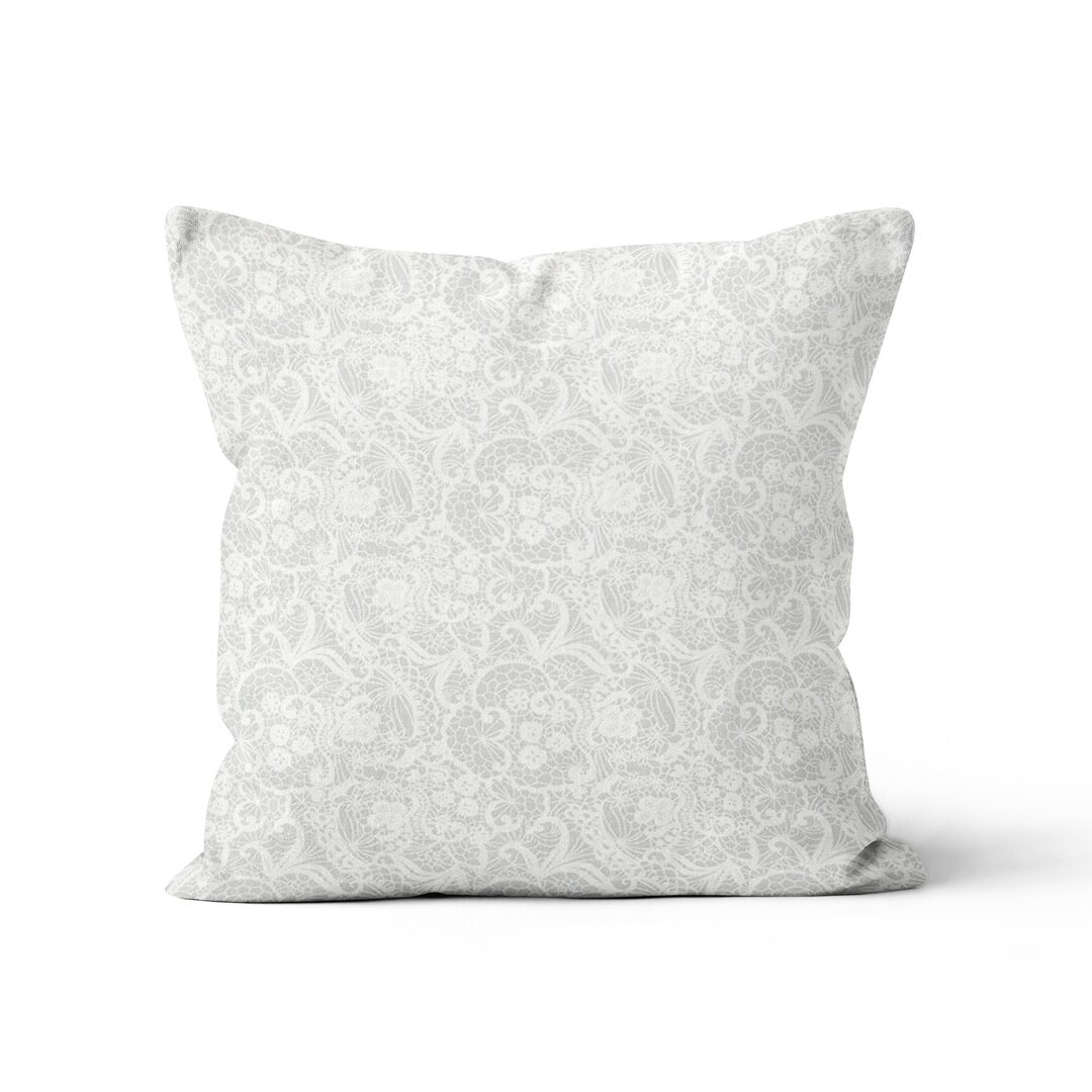 White Lace Pillow Covers, Elegant Pillow Cover, Pillow, Decorative