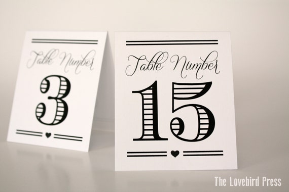 printable table tent numbers tent fold table numbers 11 20 etsy
