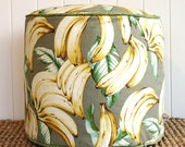 Tropical Banana pouf ottoman floor seat | Round 45cm or 18" diameter