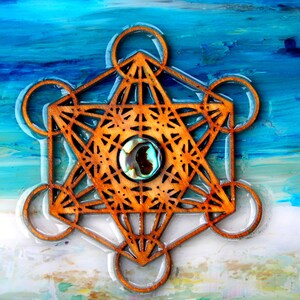 Metatron Beach Print 8 x 10 artist Salo Stanley