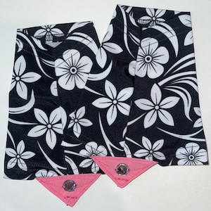 Black & white flowers