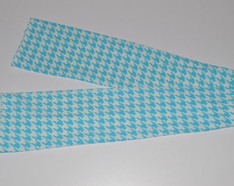 Houndstooth - blue sleeve