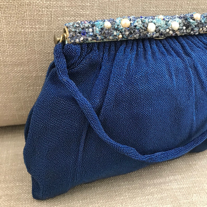 Vintage Beaded Bag hand made in France