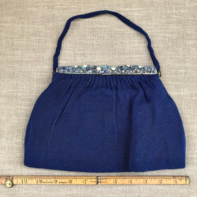 Vintage Beaded Bag hand made in France