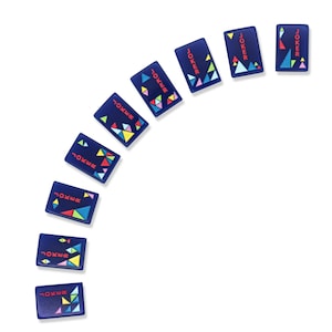 Navy Architectural Mahjong Tile Set image 5