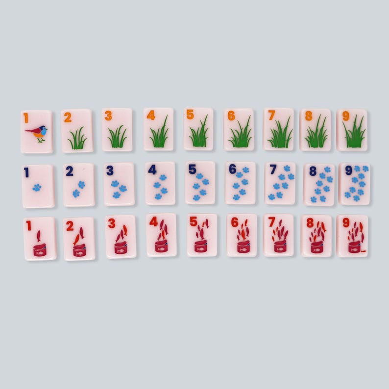 Cat Lady Rose Mahjong Tile Set image 3