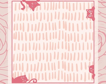 Cat Scratch Mahjong Mat