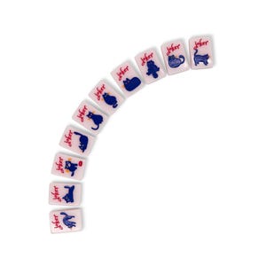 Cat Lady Rose Mahjong Tile Set image 7