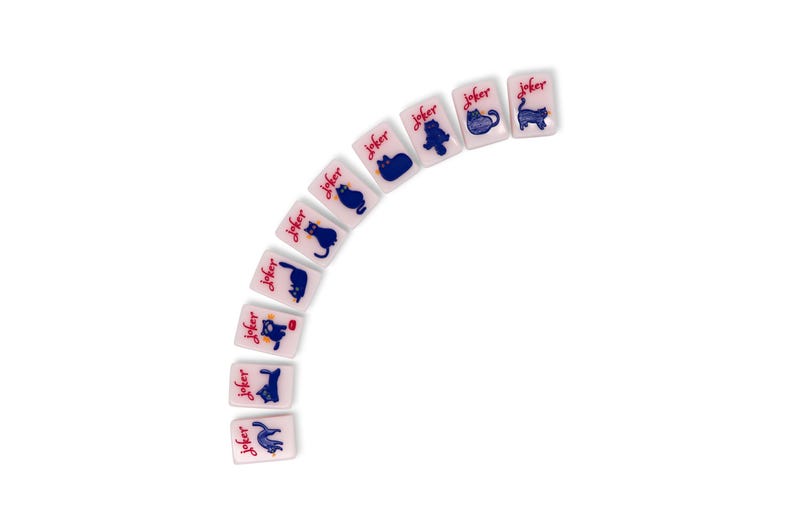 Cat Lady Rose Mahjong Tile Set image 7