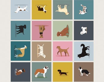 Dog Patch Mahjong Mat