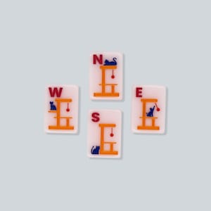 Cat Lady Rose Mahjong Tile Set image 4