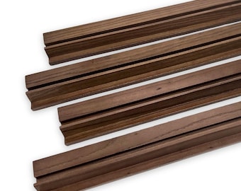 Walnut Mahjong Racks & Pushers - 19" Long