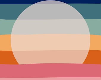 Sunset Mahjong Mat