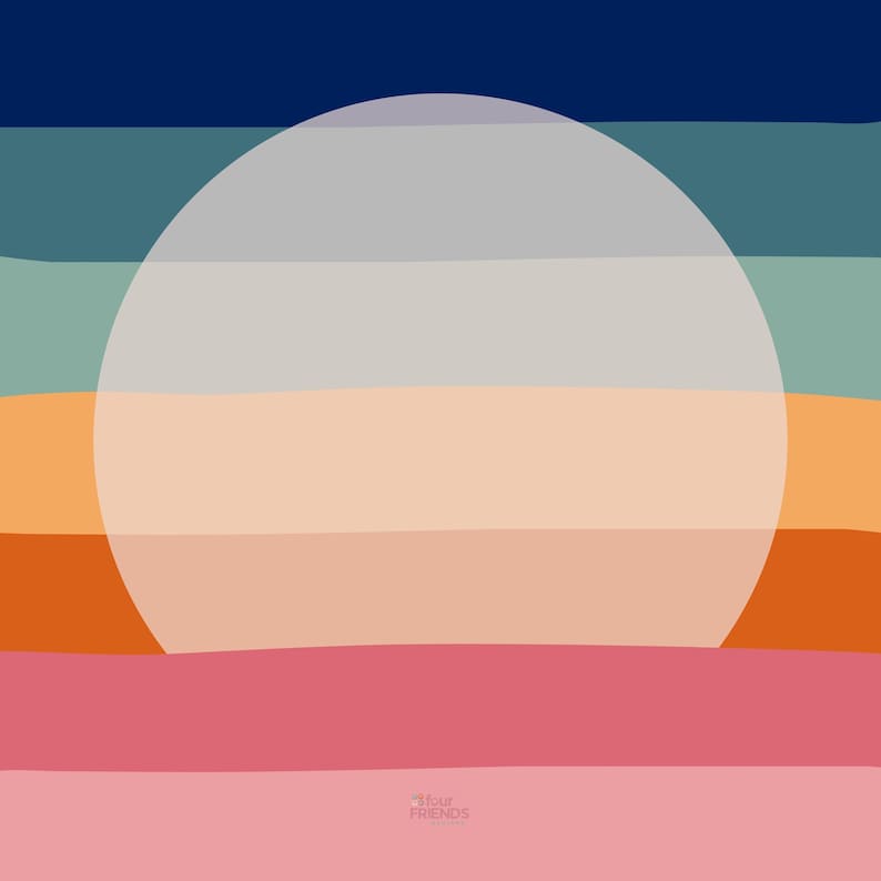 Sunset Mahjong Mat image 1