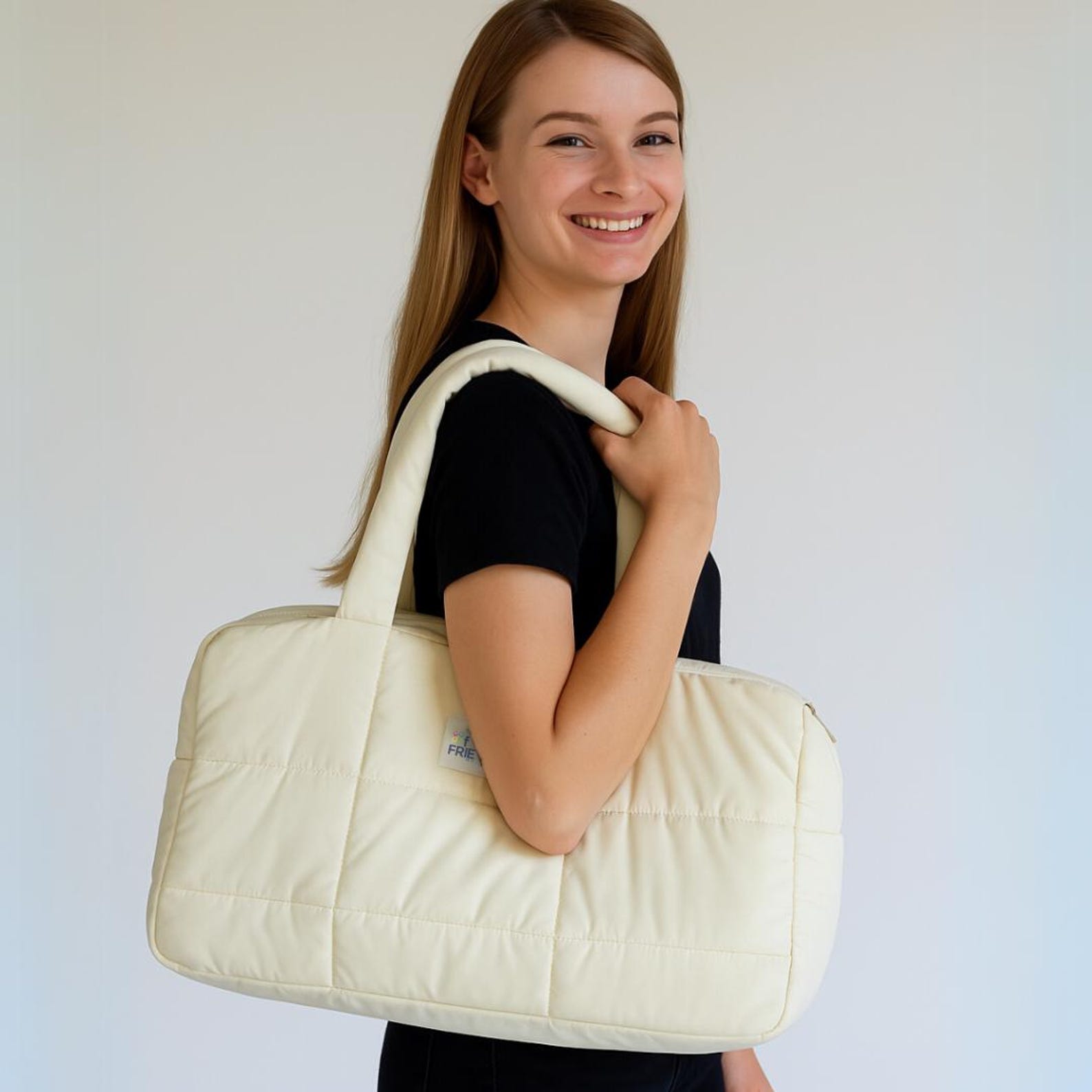 Puffer Tote Bag for Mahjong Racks & More