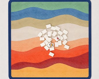Travel Strata Mahjong Mat