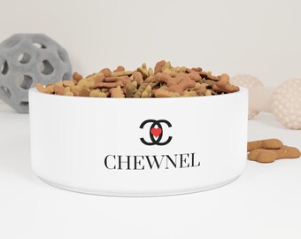 Glamour Pet Bowl – Designer Ceramic Dog/Cat Bowl
