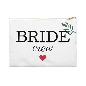 Bridesmaid Gift Bag - Bridal Shower Gift for Bridesmaid - Bachelorette Bag  Pouch Cosmetic Make Up Bag - Bridesmaid Gifts Favors