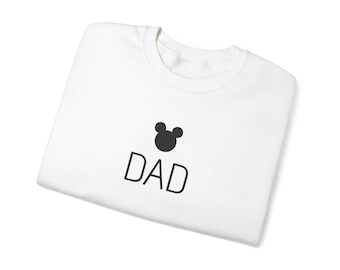 Dad Disney Sweatshirt, Mickey Mouse Father's Day Gift