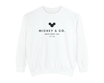 Mickey & Co. Sweatshirt, Disneyland Vacation Apparel, Garment-Dyed Fleece