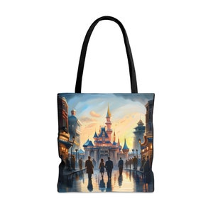 Disney Main Street Tote Bag, Tote Bag Gift, Disneyland Tote Bag, Reusable Bag, Disney Trip Tote Bag, Grocery Bag, Disney Vacation Tote Bag