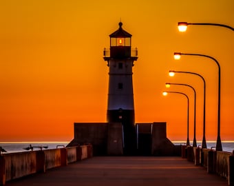 Duluth Minnesota Canal Park Sunrise