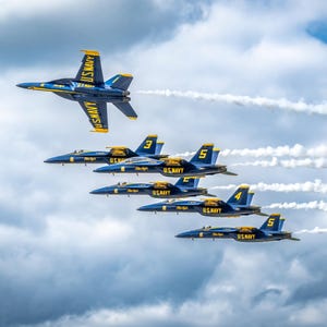 Blue Angels High-Speed Pass – U.S. Navy Aviation Photography Print