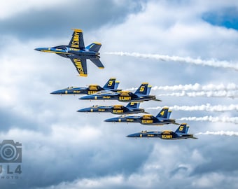Blue Angels High-Speed Pass – U.S. Navy Aviation Photography Print