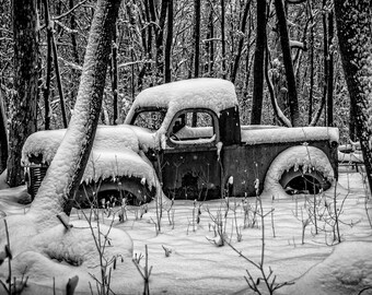 Snowed In - - 1948 International Truck - - Minnesota Winters