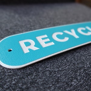 Large Recycle Sign - Etched Acrylic