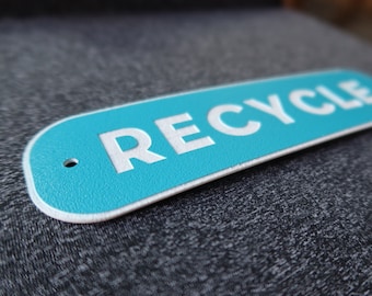 Large Recycle Sign - Etched Acrylic