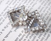 Antique Art Deco Rhinestone Hair Clip or Scarf Clip