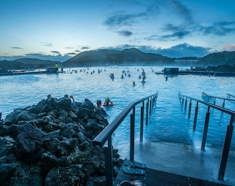 Blue Lagoon - Iceland - Reykjavik - Landscape Photography - Sunrise - Spa - Hot Spring - Nature - Large Format - Clouds - Travel - Art