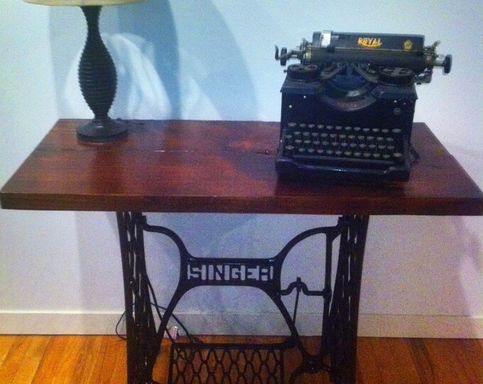 Singer Sewing Machine Side Table Etsy