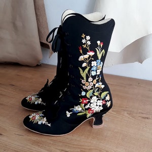 Embroidered boots best sale