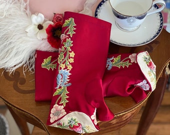 Strawberry Mitts Embroidery Files - Hand Embroidery Files to make your own mitts!