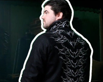Darkling Kefta Hand Embroidery Pattern - Digital Files Only - Shadow and Bone Cosplay Embroidery Files