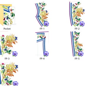 Complete court suit embroidery pattern set frock coat, waist coat vest and pant buckle for machine embroidery based on V&A coat image 8