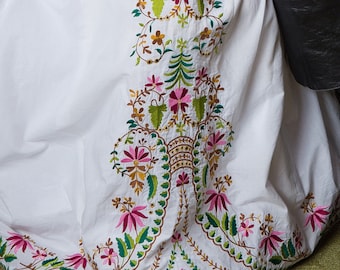 Regency Dress Embroidery Pattern - Machine patterns ONLY - based on one in the V&A Museum - Historic
