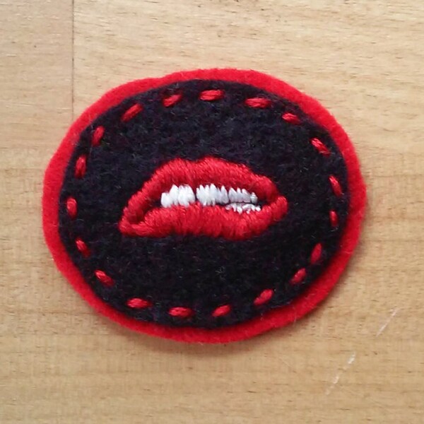 Rocky Horror Picture Show Lips (Patch, Pin, Brooch, or Magnet)