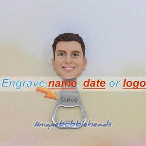 Custom Bobblehead Bottle Opener: Personalized Groomsmen Gift