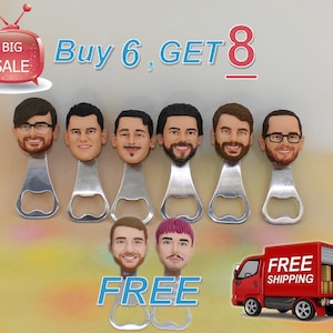 custom groomsmen gifts Personalized Bottle openers custom bottle openers bobblehead openers magnet openers bridesmaid gifts