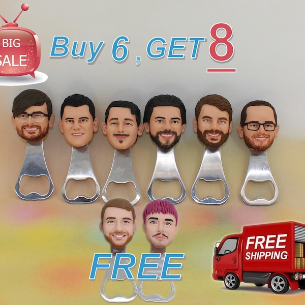 custom groomsmen gifts Personalized Bottle openers custom bottle openers bobblehead openers magnet openers bridesmaid gifts